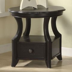 Riverside Cape May Black Round Side Table - Riverside Furniture - 44109