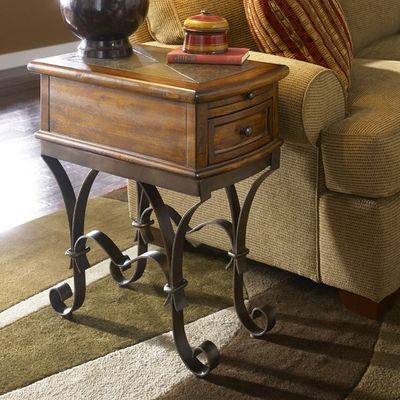 Riverside Stone Forge Side Table - Riverside Furniture - 31010