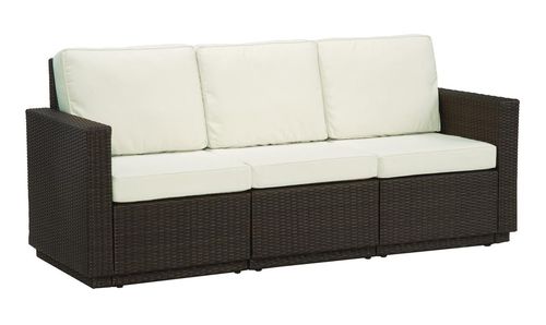 Riviera 3 Seater Sofa with Cushions in Stone - Home Styles - 5801-61