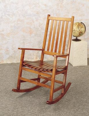 Rocker in Oak - Coaster