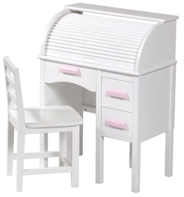 Roll Top Desk - White - Guidecraft - G97301