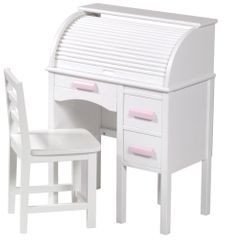 Roll Top Desk - White - Guidecraft - G97301