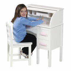 Roll Top Desk - White - Guidecraft - G97301