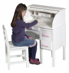 Roll Top Desk - White - Guidecraft - G97301