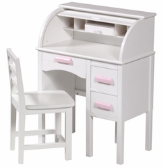 Roll Top Desk - White - Guidecraft - G97301