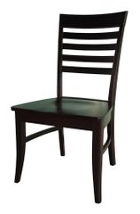Roma Chair with Wood Seat (Set of 2) in Dark Walnut - C34-21P