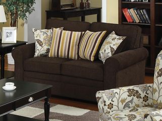 Rosalie Loveseat with Accent Pillows - 504242