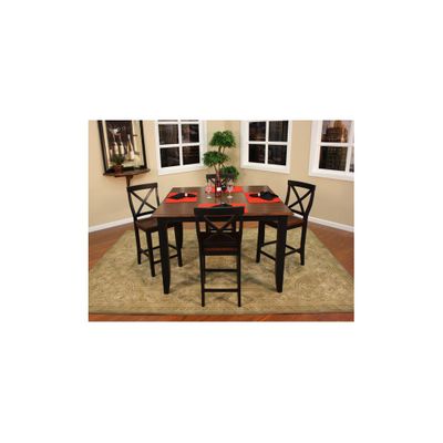 Rosetta Table Set with 4 Camden Chairs - American Hertiage - AH-713424