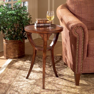 Round Accent Table in Plantation Cherry - Butler Furniture - BT-1328024