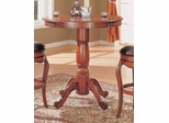 Round Bar Table in Cherry - Coaster