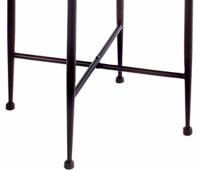 Round Black Accent Table - IMAX - 12002