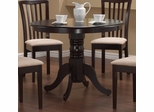 Round Dining Table in Cappuccino - Coaster