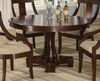 Round Dining Table in Deep Cherry - Coaster