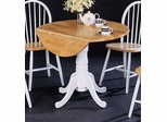 Round Dining Table in Natural / White - Coaster