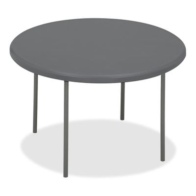 Round Folding Table - Charcoal - ICE65247