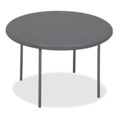 Round Folding Table - Charcoal - ICE65247