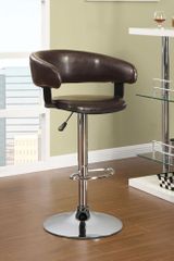 Rounded Back Bar Stool in Brown - 122095