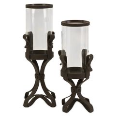 Ruben Candle Hurricanes (Set of 2) - IMAX - 27592-2