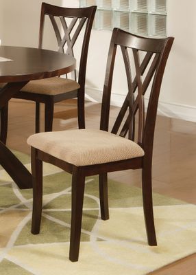 Ruby Dining Chair (Set of 2) in Rich Espresso - Coaster - 101582-SET