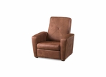 Rustic Brown Gaming Chair and Ottoman - Home Styles - HS-5252-511
