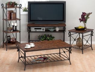 Rutledge Pine 4-Piece Livingroom Table Set - 772-1