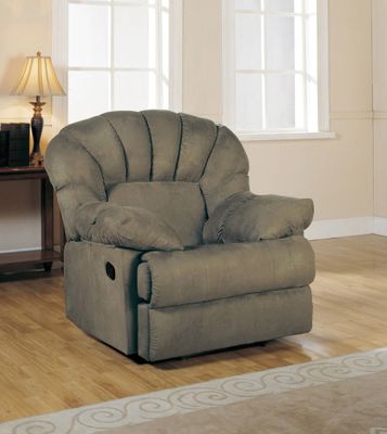 Sage Microfiber Recliner - Rainer - 15105