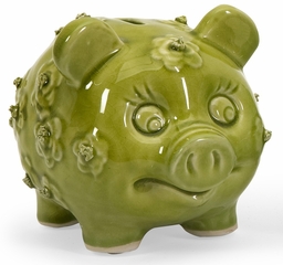 Salidra Flower Pigs (Set of 3) - IMAX - 64011-3