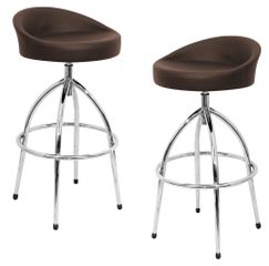 Samba Barstool Brown (Set of 2) - LumiSource - BS-TW-SAMBA-BN2