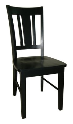 San Remo Splatback Chair (Set of 2) in Black - C46-10P