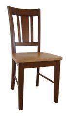 San Remo Splatback Chair (Set of 2) in Cinnamon / Espresso - C58-10P