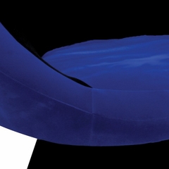 Saucer Chair Black/Blue - LumiSource - CHR-SAUCE-BK-BU