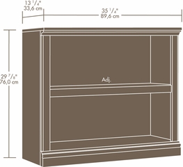 Sauder 2 Shelf Bookcase Select Cherry