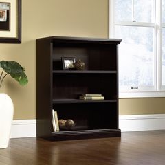 Sauder 3-Shelf Bookcase Estate Black