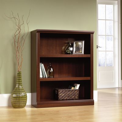 Sauder 3 Shelf Bookcase Select Cherry