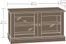 Sauder 37" TV Stand Cinnamon Cherry