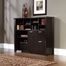 Sauder Aspen Credenza Cubbyhole Storage Unit Wind Oak