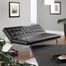 Sauder Avenue Black Duraplush Click-Clack Convertible Sofa