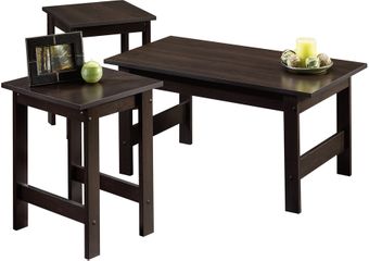 Sauder Beginnings 3 Pack Table Set Cinnamon Cherry