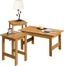 Sauder Beginnings 3 Pack Table Set Highland Oak
