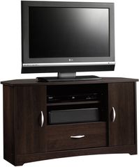 Sauder Beginnings 37" Corner TV Stand Cinnamon Cherry