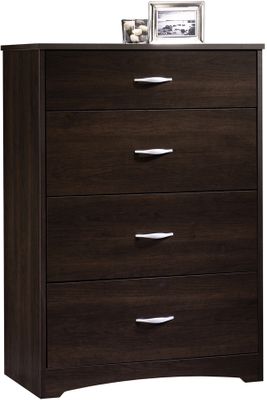 Sauder Beginnings 4 Drawer Chest Cinnamon Cherry
