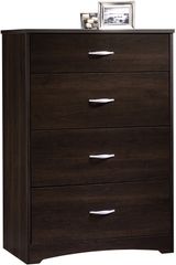 Sauder Beginnings 4 Drawer Chest Cinnamon Cherry