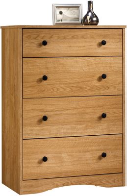 Sauder Beginnings 4 Drawer Chest Highland Oak