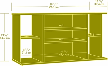 Sauder Beginnings 42" TV Stand Highland Oak