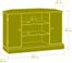Sauder Beginnings 47" Corner TV Stand Highland Oak