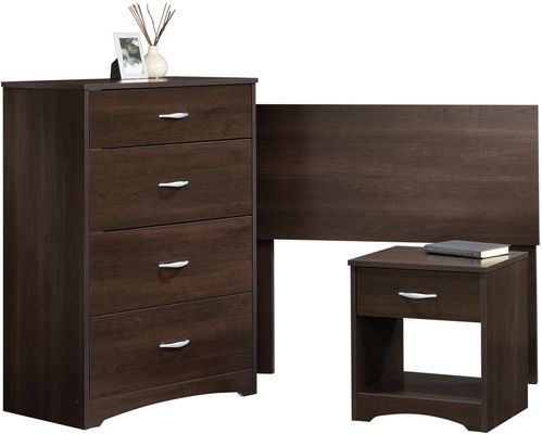 Sauder Beginnings Bedroom In A Box Cinnamon Cherry