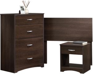 Sauder Beginnings Bedroom In A Box Cinnamon Cherry