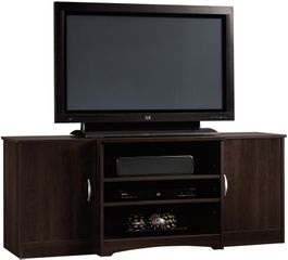 Sauder Beginnings Entertainment Credenza Cinnamon Cherry