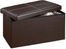 Sauder Beginnings Large Ottoman Duraplush Brown