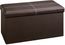 Sauder Beginnings Large Ottoman Duraplush Brown